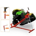 thumbnail image 6 of Tractor Attachments Heavy Duty Steel Riding Mower Lift, 880 Lbs Lawn Mower Lift Jack, Foldable Lawn Tractor Lift, Telescopic Maintenance Jack with Manual & Power Tool Handle for Lawn Mowers and Garde, 6 of 7