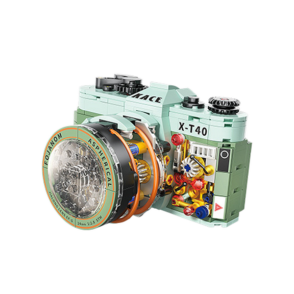 Remocguys Retro Camera Building Block set for Adults Boys Girls Not Compatible with Lego 455 Pcs