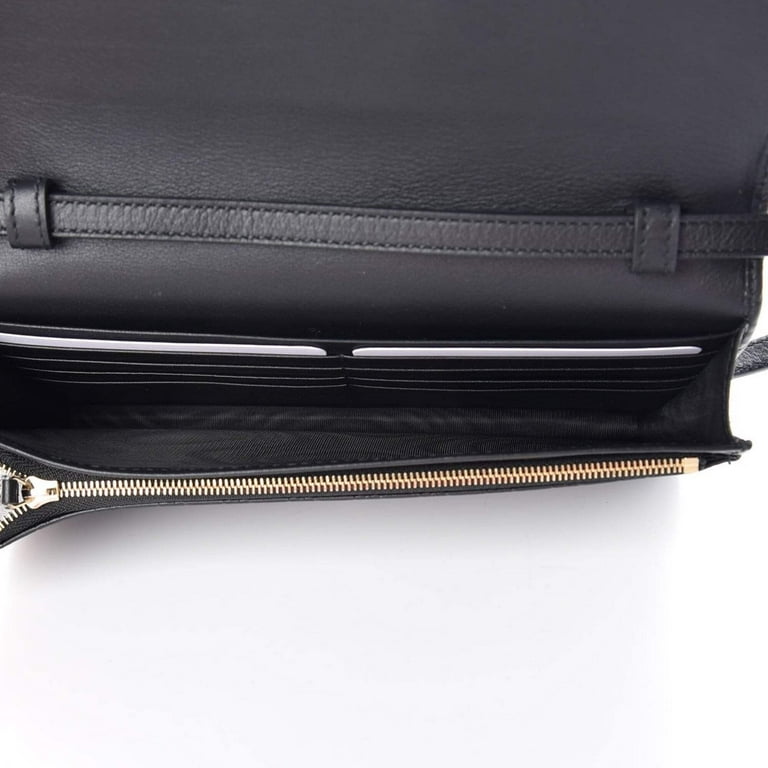 Gucci Womens GG Logo Black Wallet Crossbody Handbag 466507 Gucci Womens GG Logo Black Wallet Crossbody Handbag 466507