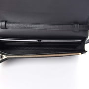 Gucci Womens GG Logo Black Wallet Crossbody Handbag 466507