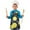 Yellow Lemon Blueberries, variant on Yellow Lemon Blueberries DarkBlue Pattern Kids Aprons for Girls and Boys,Adjustable Neck Strap Toddler Aprons for Kids Cooking Baking