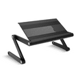 thumbnail image 2 of Mount-It! Height Adjustable Laptop Stand | Lightweight Vented Laptop Table, 2 of 11