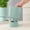 Vert, variante sur Pot de Fleurs en Résine Imitation Céramique Léger à Pied Haut, Pot Moderne avec Base de Stockage d'Eau Amovible, Jardinière Décorative en Plastique pour Maison, Bureau, Appui de Fenêtre, Plantes d'Intérieur, Blanc