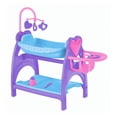 thumbnail image 6 of American Plastic Toys My Doll All in One Nursery Set with 5 Accessories, Doll Cradle, Doll Changing Table and Doll High Chair for Kids, 6 of 8