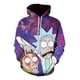 thumbnail image 1 of Sudadera Con Capucha De Moda De Anime De Rick And Morty, 1 of 3