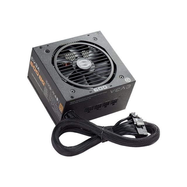 EVGA 110-BQ-0600-K1 600 BQ, 80+ Bronze 600W, Semi Modular, FDB Fan, 3 Year Warranty, Power Supply