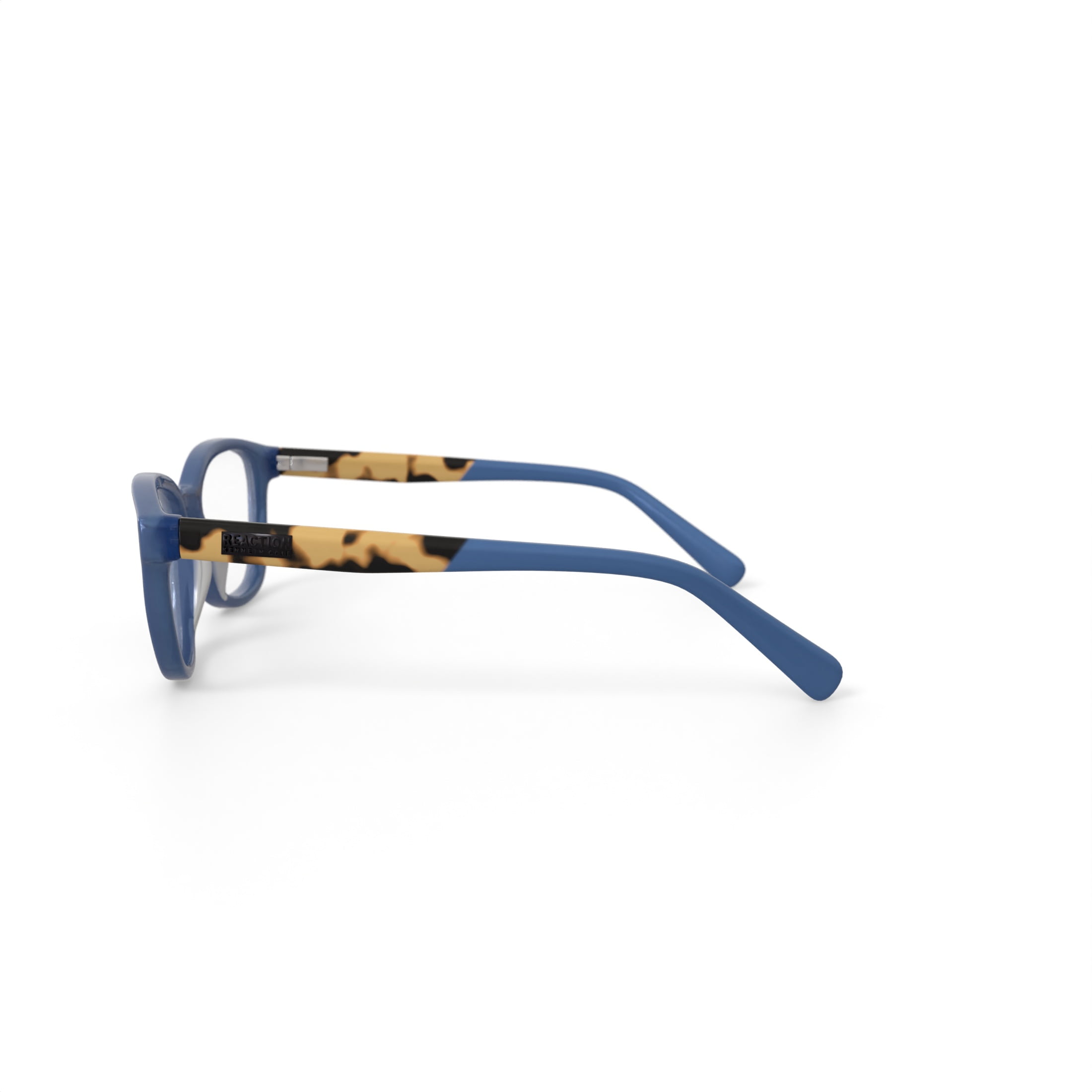 Kenneth Cole Women's KC0792-1 Square Prescription Eyeglasses with Case, Blue