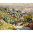 thumbnail image 2 of Renoir, Pierre-Auguste 17x15 White Modern Wood Framed Museum Art Print Titled - The Heights at Trouville, 2 of 4