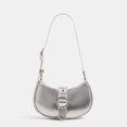 thumbnail image 1 of Bolsa para sillín de motocicleta, bolso de verano para mujer, bolso bandolera con textura retro, 1 of 6