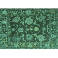 thumbnail image 1 of Ahgly Company Indoor Rectangle Abstract Turquoise Blue Modern Area Rugs, 8' x 12', 1 of 4