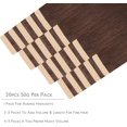 thumbnail image 2 of GFDYREE Extensions de Cheveux à Ruban WENNALIFE pour Femmes, 20 Pcs 50g 24 Pouces Brun Chocolat Extensions de Cheveux à Ruban Extensions de Cheveux Humains Rallonge Cheveux Humain Lisse Extensions de Cheveux Invisibles Real Huma, 2 of 6
