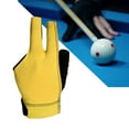 thumbnail image 2 of funtasica 3 Fingers Billiard Glove Open Pool Cue Glove Lightweight Breathable Universal Cue Separate Finger Gloves Snooker Cue Gloves Yellow, 2 of 8
