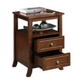 thumbnail image 2 of Convenience Concepts Melbourne 2 Drawer End Table with Shelf, Espresso, 2 of 2