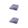 thumbnail image 1 of Sidaley Alfombrilla de asiento de coche no tóxica de felpa, sin desplazamiento, cojín de asiento adecuado para todos los coches, imitación gris claro 2piezas, 1 of 6