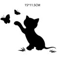thumbnail image 1 of 5 uds gato coche pegatina divertido vehículo calcomanía coche pegatina coche raya cubierta pegatina para coche SUV camión uso (negro) ShuxiuWang 8390612418341, 1 of 1
