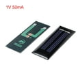 thumbnail image 2 of 5Pcs 1V 50mA Poly  Solar Panel Module DIY for Phone Toys Charger 55mmx21mm, 2 of 6