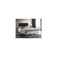thumbnail image 3 of Glory Furniture Marilla Faux Leather Upholstered King Bed in Silver, 3 of 5