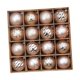 thumbnail image 3 of 16x Bolas Navideñas Adornos Navideños Colgantes Bolas Colgantes Oro rosa, 3 of 9