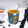 thumbnail image 5 of Disketp cute Skull organ Large Coffee Mug with Handle Tea Cup Novelty Coffee Cup for Men Women Office Work, 5 of 6