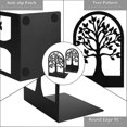thumbnail image 4 of Los extremos del libro, los extremos del libro para sostener libros, sujetalibros decorativos, soporte del libro compatible con el hogar decorativo, la escuela u oficina, sujetalibros de metal pesado. Afortunado Sencillez, 4 of 5