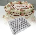 thumbnail image 4 of Cookie compatible with Machine Hand Spritzer Cookie Mini Alphabet Cookie Stainless Steel Piping Nozzle Set Molding Flower Butter Extrusion Tool Baking Cake Piping Nozzle 52 Head Set Proof, 4 of 4