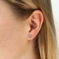 thumbnail image 3 of Pendientes Silvora Dainty con piedras preciosas para mujer, plata de ley, corazón infinito, regalo de joyería para cumpleaños o Navidad, 3 of 7