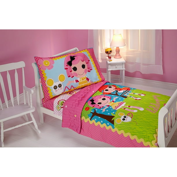 Lalaloopsy Sew Cute 4-Piece Toddler Bed Set - Walmart.com ...