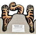 thumbnail image 4 of Tibetan Tiger Rug, 2x3 ft Tiger Shape Wool with Cotton Backing Area Rug, Tiger Design Rug for Luxurious & Aesthetic Home Décor, Ellington Rug, 4 of 8