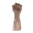 thumbnail image 1 of DOLITY Homyl Elegant Human Body Modern Hand Shape Arm Ceramic Vase, Artificial Flowers Brown Left Hand, 1 of 9