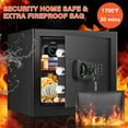 thumbnail image 2 of Cubic Home Fireproof Theft Fireproof Box for Home with Digital Keypad & Removable Shelf Security Box for Money Firearm Documents Valuables, 2 of 8