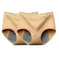 thumbnail image 1 of Menstrual Underwear Leakproof Lace Period Panties for Women 2Pcs Set, 1 of 4