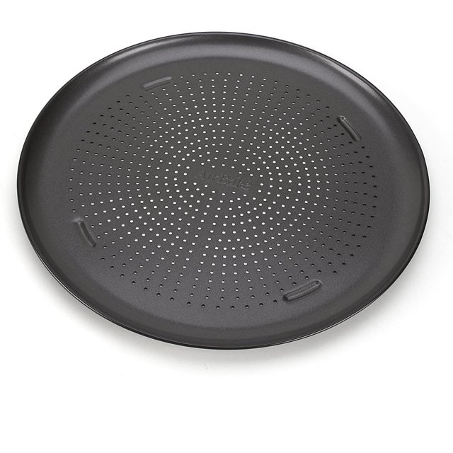 Yeater Moule à Pizza Antiadhésif 15.75” Rond, Résistant à la Chaleur jusqu'à 425°F, Finition Antiadhésive, Garantie 1 An