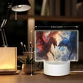 thumbnail image 6 of Hirioo Cloud Red And Blue Dragon for Rectangular Acrylic with Night Light Best Gifts for Lover Girl Mom, Valentine's Day Anniversary Birthday Wedding Present, 6 of 9