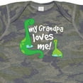 thumbnail image 4 of Inktastic My Grandpa Loves Me Dinosaur Boys Baby Bodysuit, 4 of 5