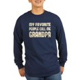 thumbnail image 1 of CafePress - My Favorite People Call Me Grandpa Long Sleeve T-S - Long Sleeve Dark T-Shirt, 1 of 1