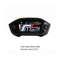 thumbnail image 2 of LEORX LCD Digital Speedometer Motorcycle Meter Black 1Set 7.9X7.1X3.1In, 2 of 6