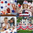 thumbnail image 7 of Star Cutout, 120Pcs Patriotic Star Cutout 4th of July Star Cutouts Red Blue White Star Classroom Bulletin Board Decorations for Independence Day School Party Craft Supplies, 7 of 7