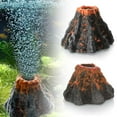 thumbnail image 2 of Resin Volcano Ornament With Oxygen Pump Tube For Aquarium Fish Tank Home Decoration, 2 of 7