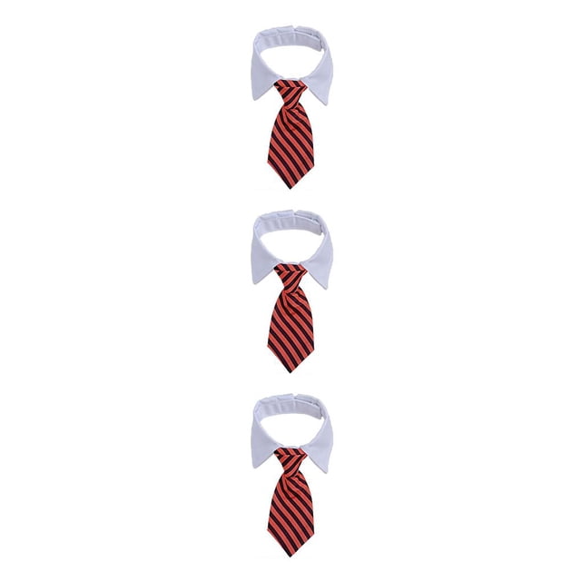 Greeniant Corbatas de moño para mascotas, disfraz de esmoquin para mascotas, tiras de corbata para juego de roles, Collar ajustable con gancho y Type1 NO1