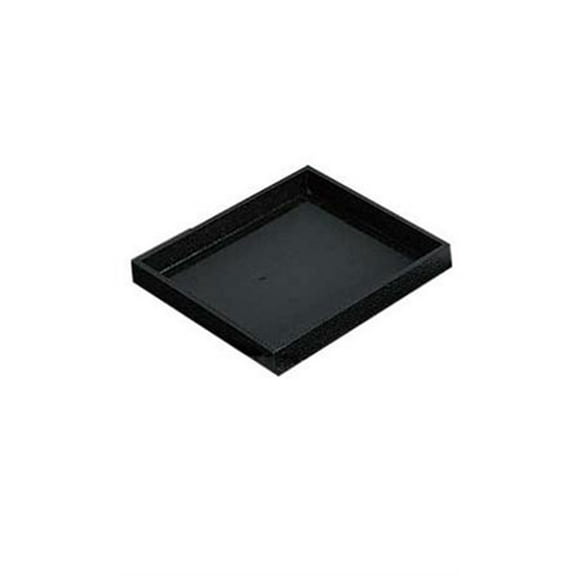 Small Black Faux Leather Open Top Tray - Pack of 25