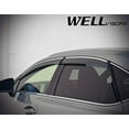 thumbnail image 3 of WellVisors Side Window Wind Deflector Visors - Lexus NX200t NX300h 15-up 2015 2016 2017 with Chrome Trim, 3 of 4