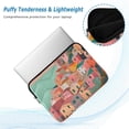 thumbnail image 2 of FORMRS 13-13.3 inch Laptop Sleeve Case Soft Carrying Quilted Computer Bag Cover, Cityscape Painting, 2 of 7