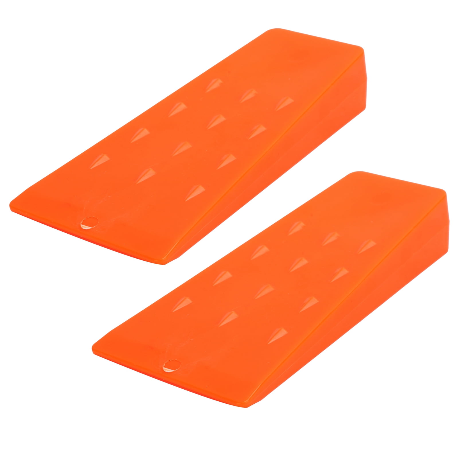 Orange 2PCS Plastic Felling Wedges Portable Tree Cutting Wedges Logging Supplies ChainSaw Accessories
