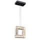 thumbnail image 1 of Candil Cristal Cuadrado Iluminacion Luz Vic Lampara colgante, 1 of 4