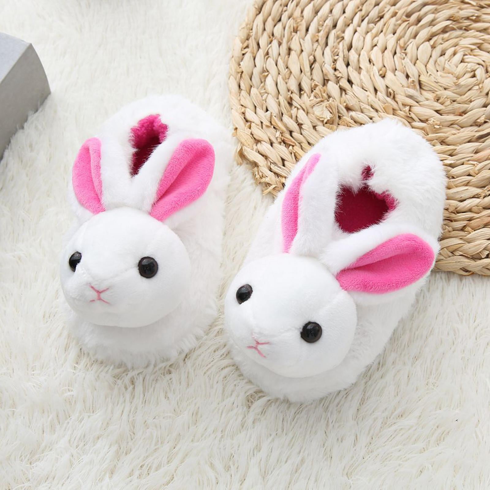 Milaget Bunny Plush Slippers Indoor Outdoor Slippers Warm Slippers