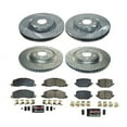 thumbnail image 2 of PowerStop Front and Rear Z23 Evolution Sport Carbon-Fiber Ceramic Brake Pad and Drilled & Slotted Rotor Kit Fits: LINCOLN Select Models K8696, 2 of 7