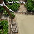 thumbnail image 3 of LOKHOM Triangle Sun Shade Sail 12'x12'x12' Waterproof Khaki Green Canopy, UV Block Tarp Cloth Cover for Patio, Garden, Yard, Deck Pergola, 3 of 8