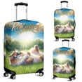thumbnail image 2 of Happy Retirement with Persian Enjoy Life Rest Time Travel Luggage Cover Cat Lover Kitten Owner Gifts Suitcase Dust Protective Decor - 02027, 2 of 5