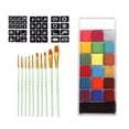 thumbnail image 3 of Pintura facial y corporal Soledad 20 colores para Cosplay VERDE, 3 of 7