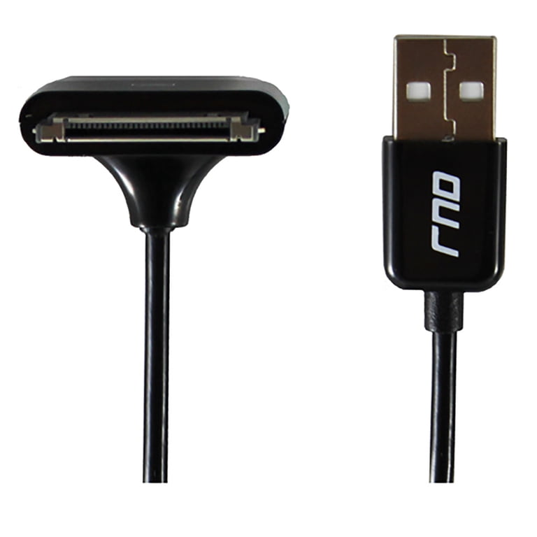 RND Apple Certified 3 FT 30 Pin RIGHT ANGLE Cable for iPad, iPhone